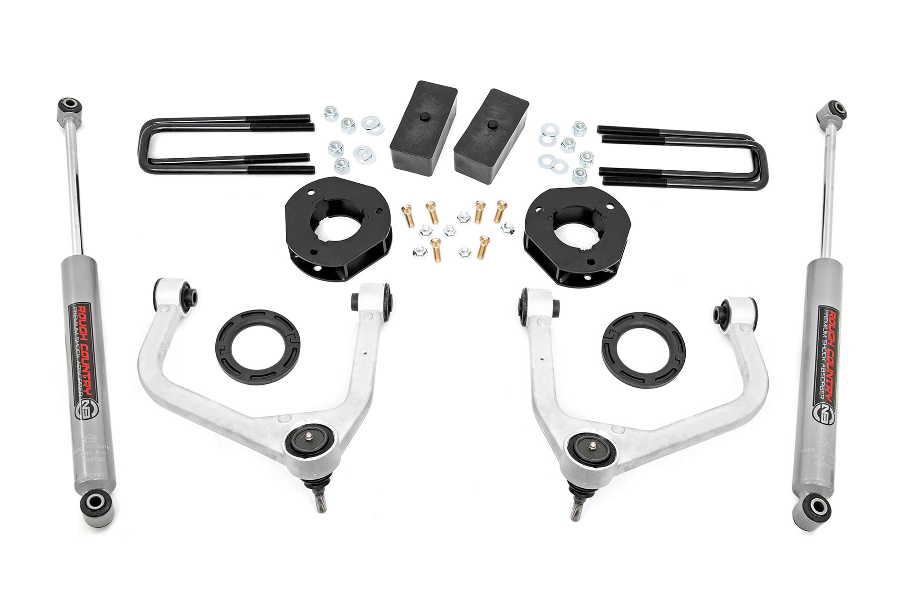 Rough Country 3.5 Inch Lift Kit GMC Sierra 1500 2WD/4WD (2019-2024)