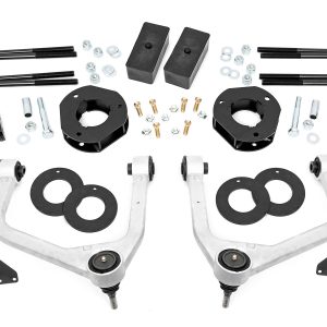 Rough Country 3.5 Inch Lift Kit Adaptive Ride Control Chevy/GMC Sierra 1500 (19-24)/Silverado 1500 (19-24)