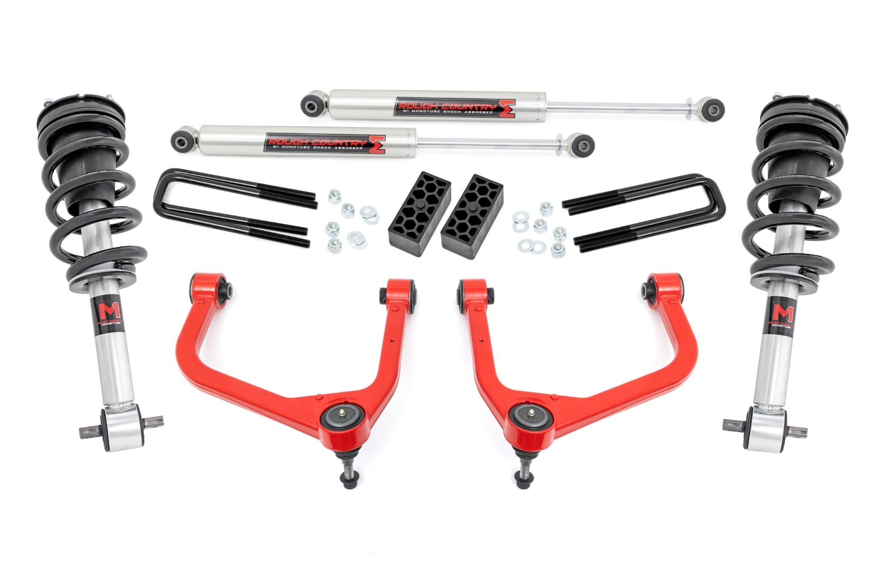 Rough Country 3.5 Inch Lift Kit M1 Struts/M1 GMC Sierra 1500 2WD/4WD (2019-2024)
