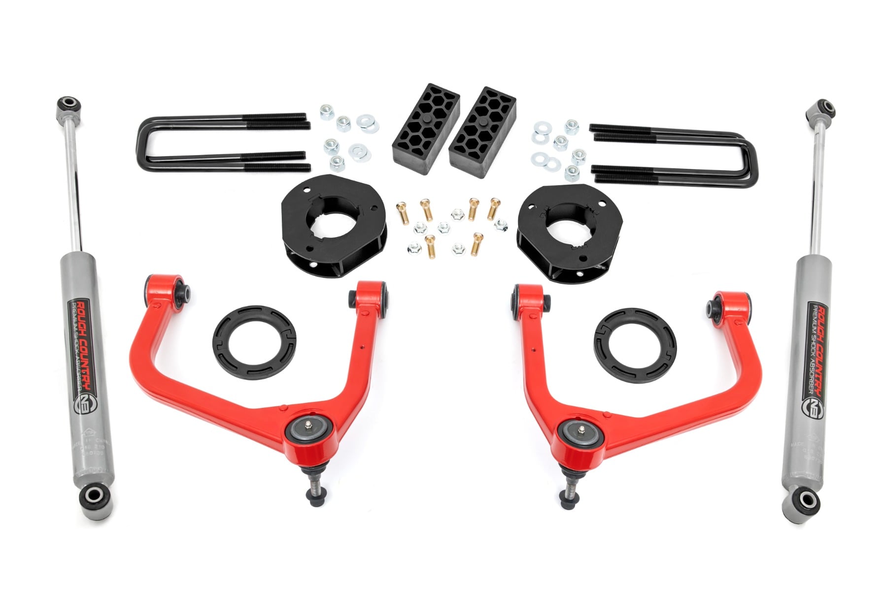 Rough Country 3.5 Inch Lift Kit Chevy Silverado 1500 2WD/4WD (2019-2024)