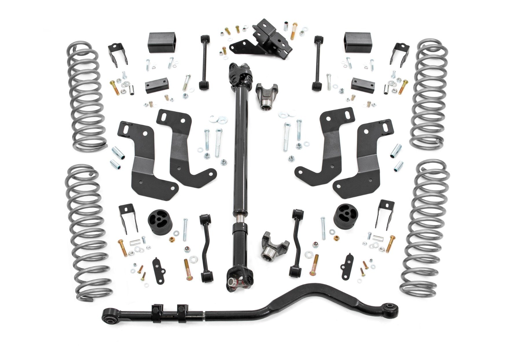 Rough Country 3.5 Inch Lift Kit C/A Drop 4-Door 392 Jeep Wrangler Unlimited (24-26)