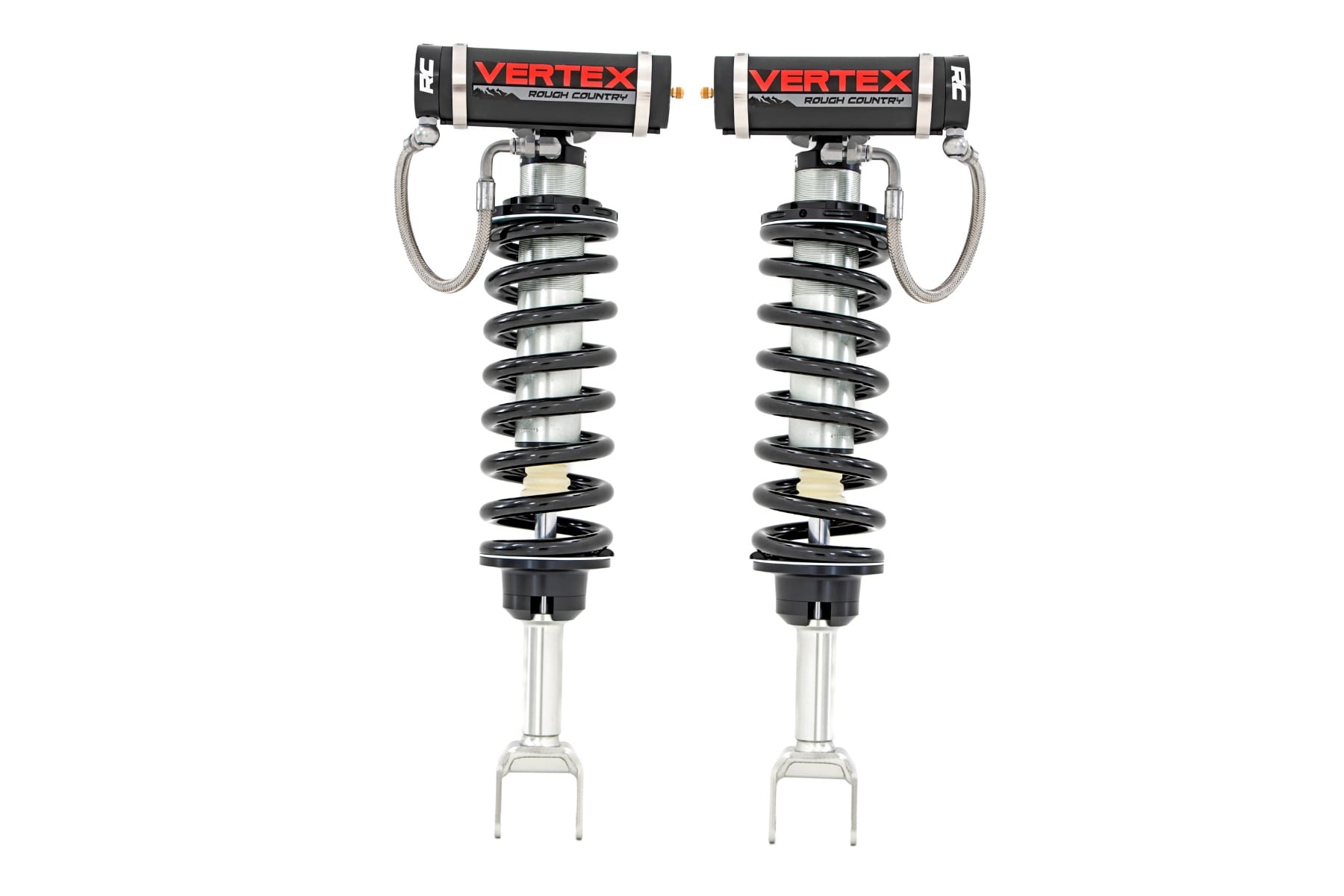 Rough Country Vertex 2.5 Reservoir Coilovers Front 6″ Ram 1500 4WD (2019-2024)