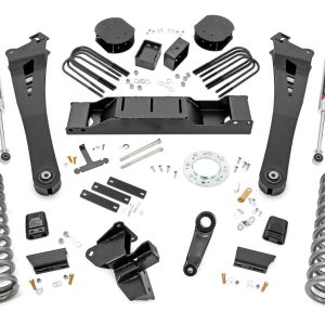 Rough Country 5 Inch Lift Kit Diesel AISIN M1 Ram 3500 4WD (2019-2024)