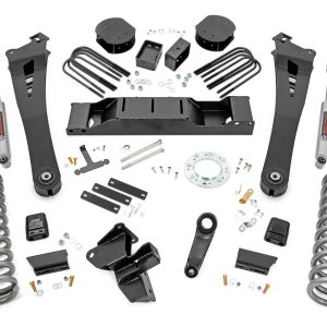 Rough Country 5 Inch Lift Kit Diesel AISIN Ram 3500 4WD (2019-2024)