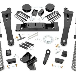 Rough Country 5 Inch Lift Kit Diesel AISIN V2 Ram 3500 4WD (2019-2024)