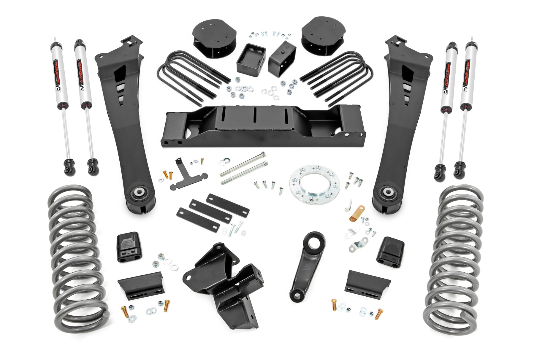 Rough Country 5 Inch Lift Kit Diesel AISIN V2 Ram 3500 4WD (2019-2024)