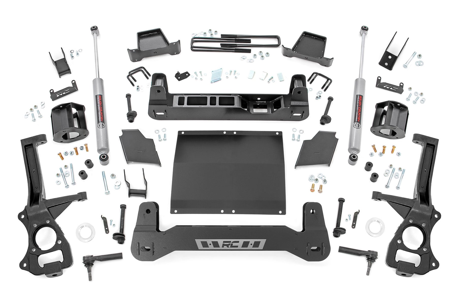 Rough Country 4 Inch Lift Kit Diesel Chevy/GMC Sierra 1500 (19-24)/Silverado 1500 (19-24)