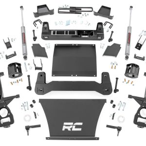 Rough Country 4 Inch Lift Kit AT4/Trailboss Chevy/GMC Sierra 1500 (19-24)/Silverado 1500 (19-24)