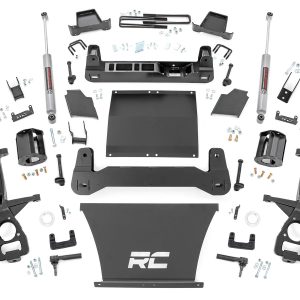 Rough Country 6 Inch Lift Kit Chevy Silverado 1500 4WD (2019-2024)