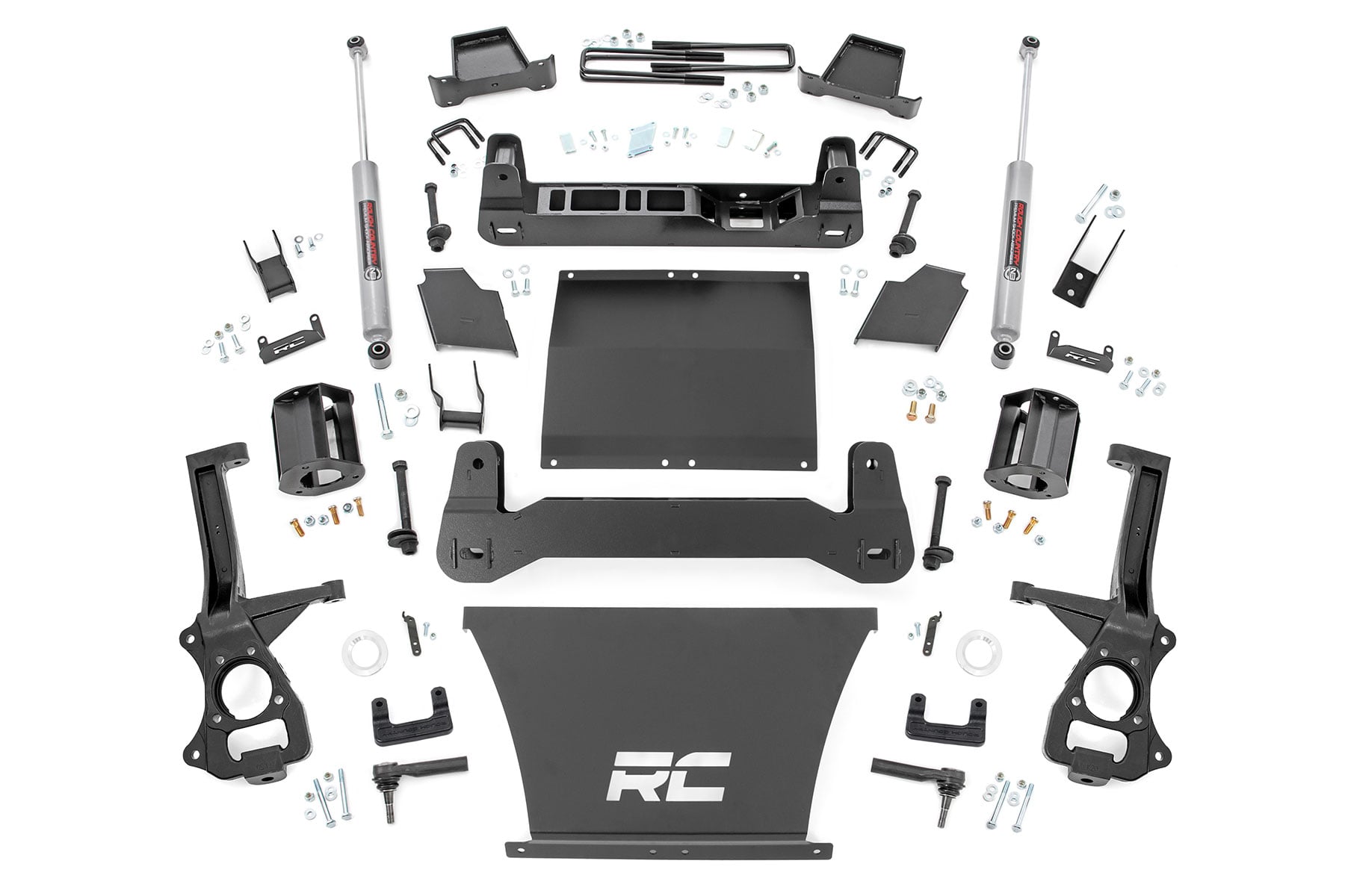Rough Country 6 Inch Lift Kit Chevy Silverado 1500 4WD (2019-2024)