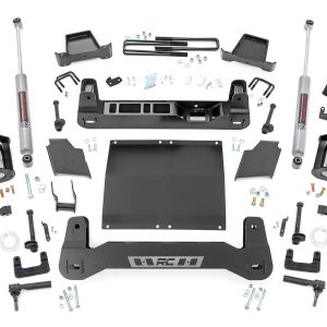 Rough Country 6 Inch Lift Kit Diesel Chevy Silverado 1500 4WD (2019-2024)