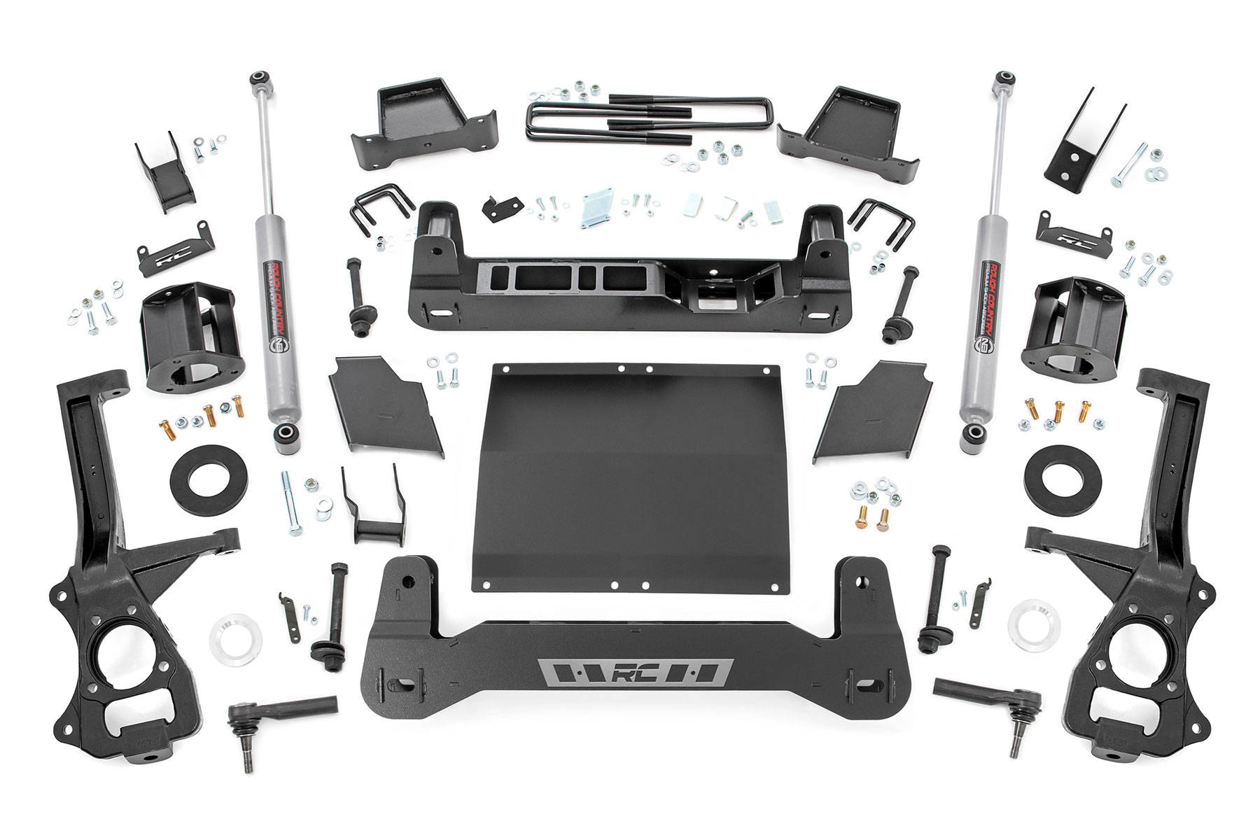 Rough Country 6 Inch Lift Kit Diesel GMC Sierra 1500 2WD/4WD (2019-2024)