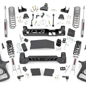 Rough Country 6 Inch Lift Kit N3 Struts Dual Rate Coils Ram 1500 4WD (2019-2024)