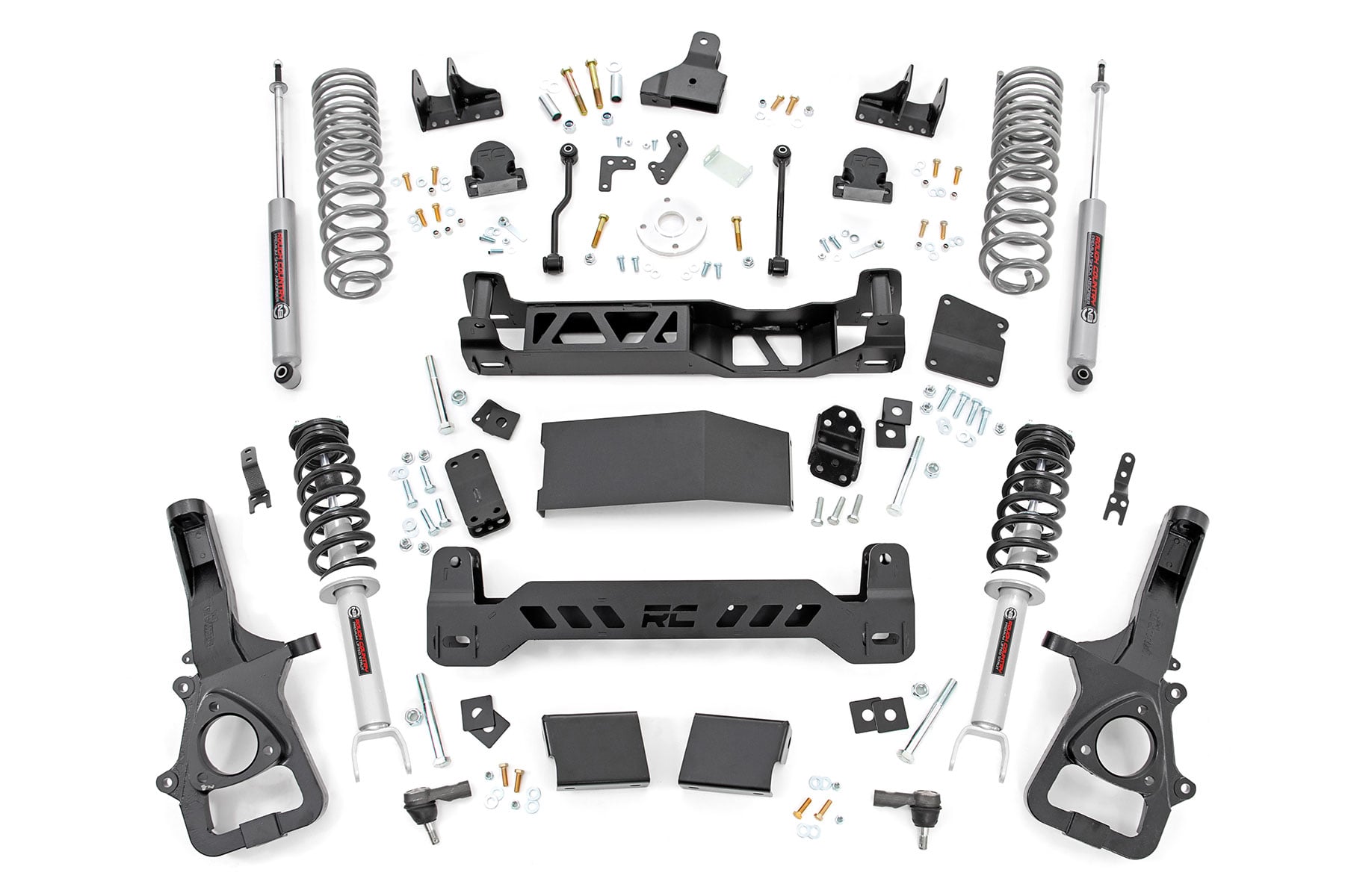 Rough Country 6 Inch Lift Kit 22XL N3 Struts Dual Rate Coils Ram 1500 4WD (19-24)