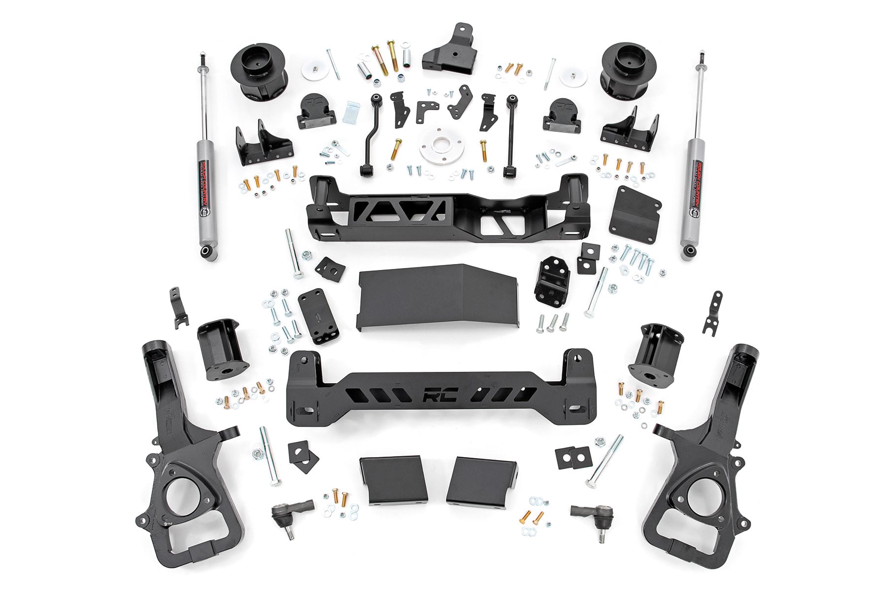Rough Country 5 Inch Lift Kit 22XL Air Ride Ram 1500 4WD (2019-2024)
