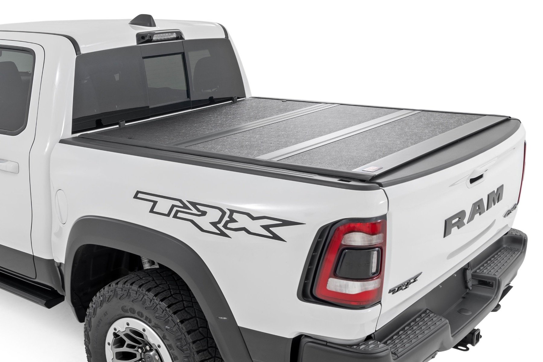 Rough Country Hard Low Profile Bed Cover 5’7″ Bed No Rambox Ram 1500 (19-26)/1500 TRX (21-24)