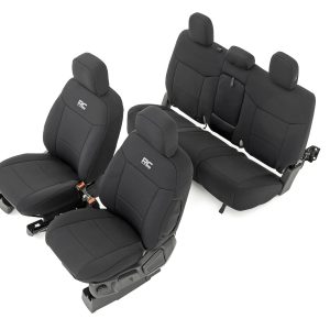 Rough Country Seat Covers FR Bucket and RR Bench Ford Ranger 2WD/4WD (2019-2026)