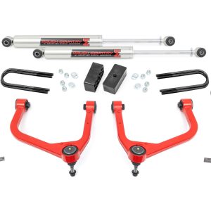 Rough Country 3.5 Inch Lift Kit Mono Leaf Rear M1 Struts/M1 GMC Sierra 1500 (25-26)