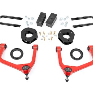 Rough Country 3.5 Inch Lift Kit Mono Leaf Rear GMC Sierra 1500 2WD/4WD (2019-2024)