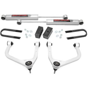 Rough Country 3.5 Inch Lift Kit Mono Leaf Rear N3 Struts GMC Sierra 1500 (19-24)