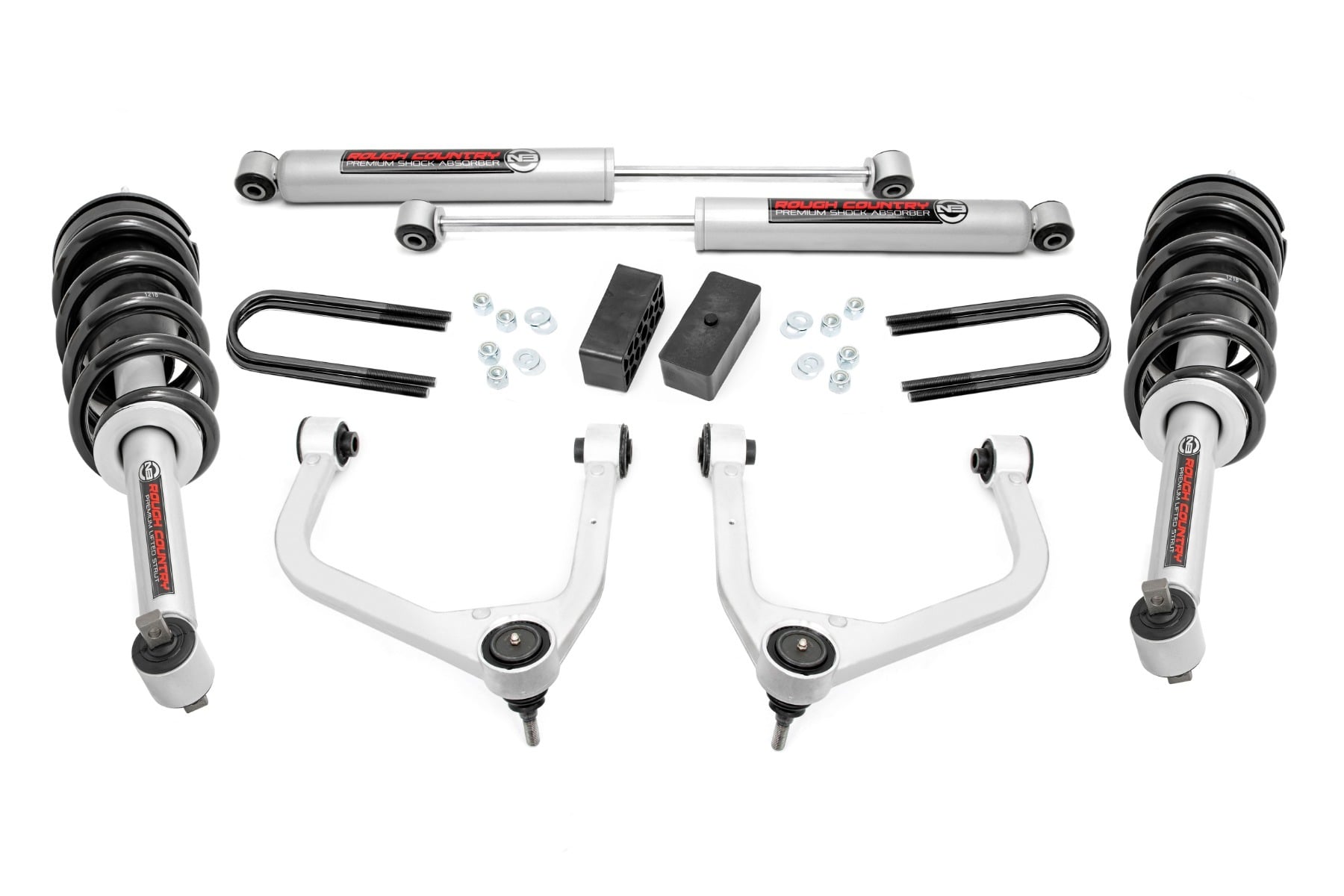 Rough Country 3.5 Inch Lift Kit N3 Struts GMC Sierra 1500 2WD/4WD (2025-2026)