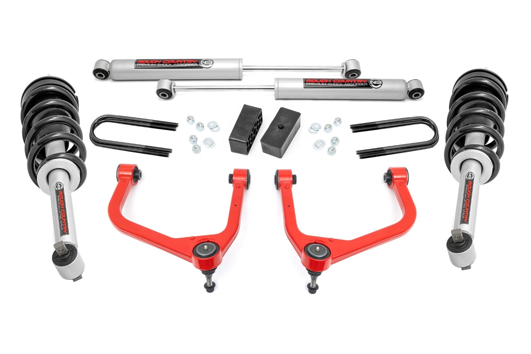 Rough Country 3.5 Inch Lift Kit N3 Struts GMC Sierra 1500 2WD/4WD (2025-2026)