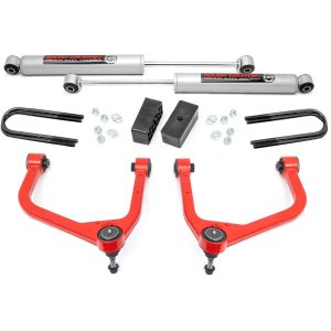 Rough Country 3.5 Inch Lift Kit Mono Leaf Rear N3 Struts GMC Sierra 1500 (25-26)
