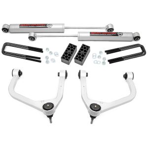 Rough Country 3.5 Inch Lift Kit N3 Struts Chevy Silverado 1500 2WD/4WD (2019-2024)