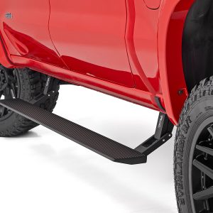 Rough Country Power Running Boards Dual Electric Motor Crew Cab Chevy/GMC 1500/2500HD/3500HD (19-26)