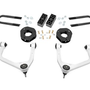 Rough Country 3.5 Inch Lift Kit Rear Mono Leaf Chevy Silverado 1500 2WD/4WD (2025-2026)