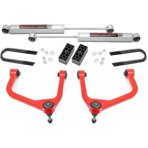Rough Country 3.5 Inch Lift Kit N3 Struts Rear Mono Leaf Chevy Silverado 1500 (22-24)