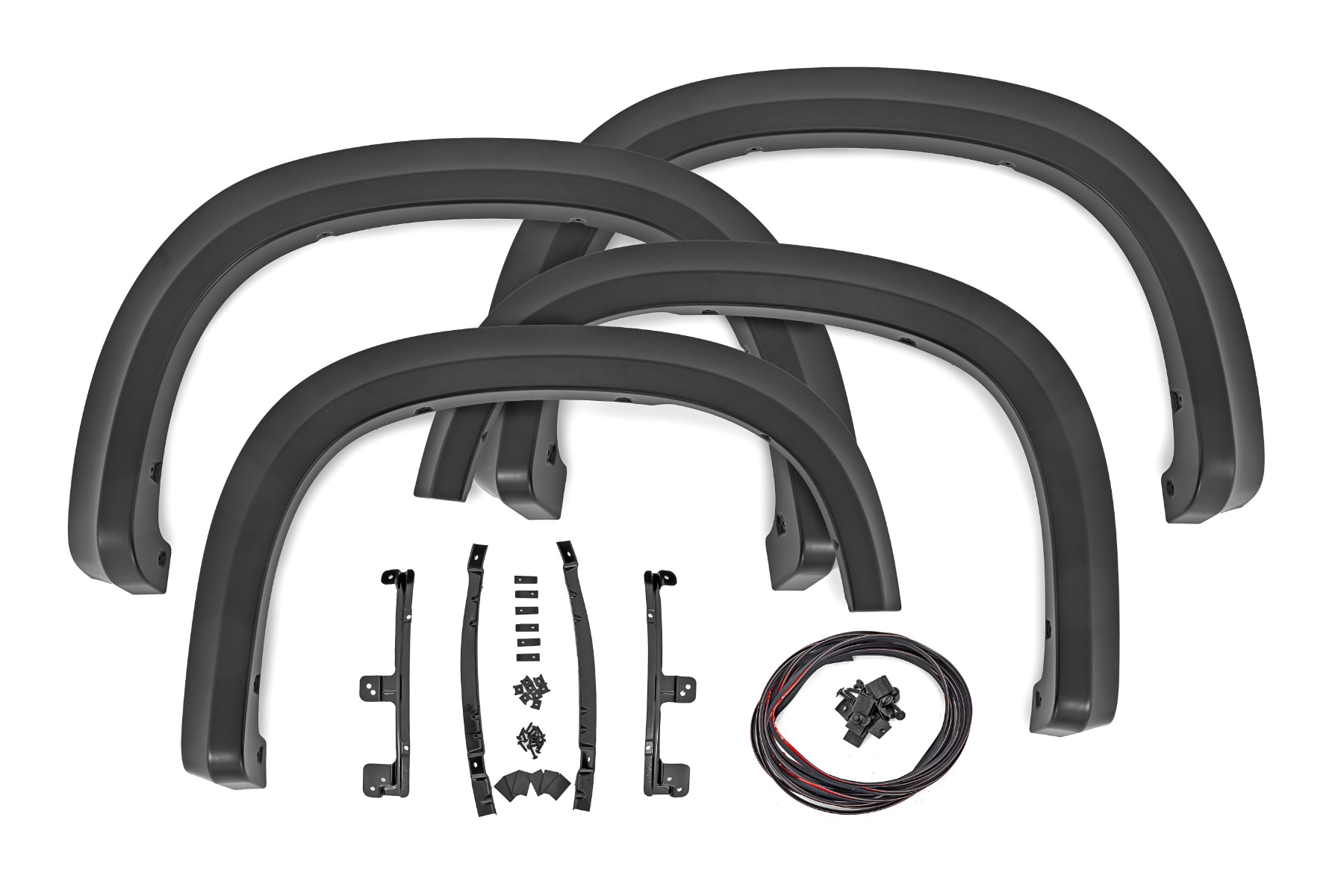 Rough Country Sport Fender Flares G7C Red Hot Chevy Silverado 1500 2WD/4WD (2019-2026)