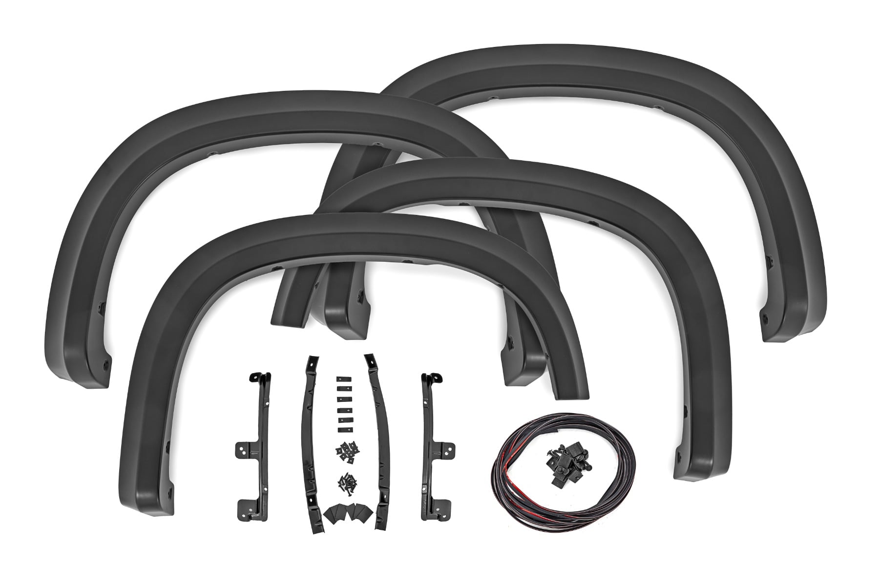 Rough Country Sport Fender Flares GPA Graphite Chevy Silverado 1500 2WD/4WD (2019-2026)