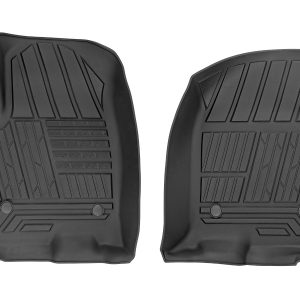 Rough Country Flex-Fit Floor Mats Front Bucket Chevy/GMC 1500/2500HD/3500HD (19-26)