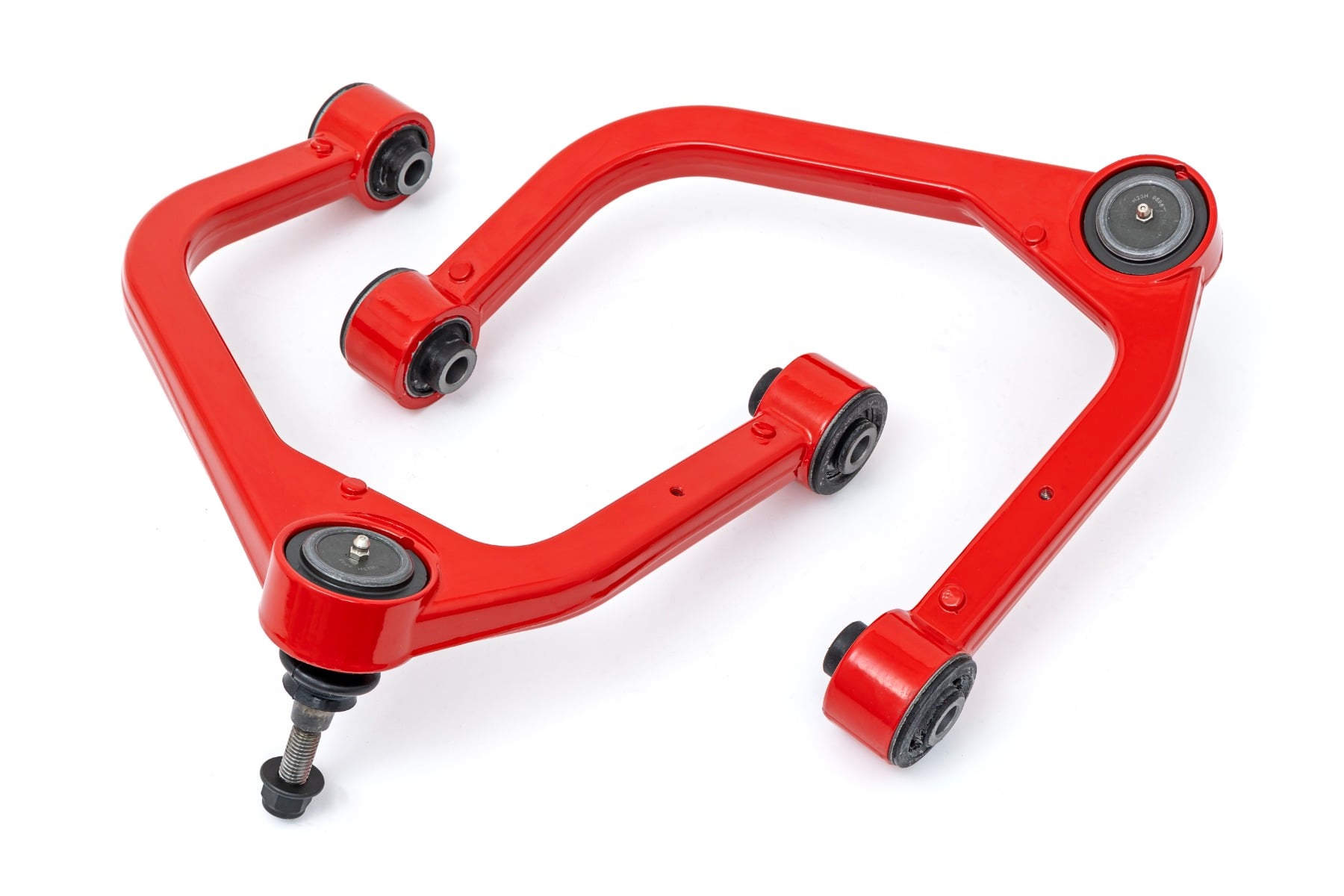Rough Country Red Forged Upper Control Arms 3.5 Inch Lift Chevy/GMC Sierra/Silverado 1500 (19-26)