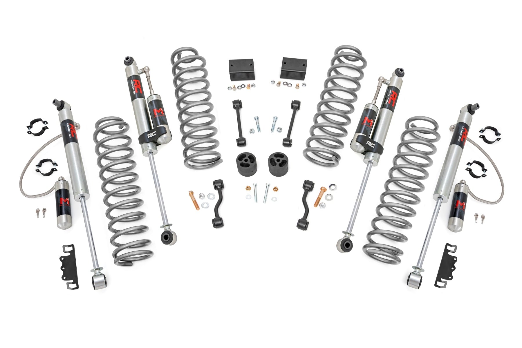 Rough Country 2.5 Inch Lift Kit Coils M1R Jeep Wrangler Unlimited 4WD (2024-2026)