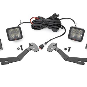 Rough Country LED Light Kit Ditch Mount 2″ Spectrum Pair Spot Ram 1500 (19-26)