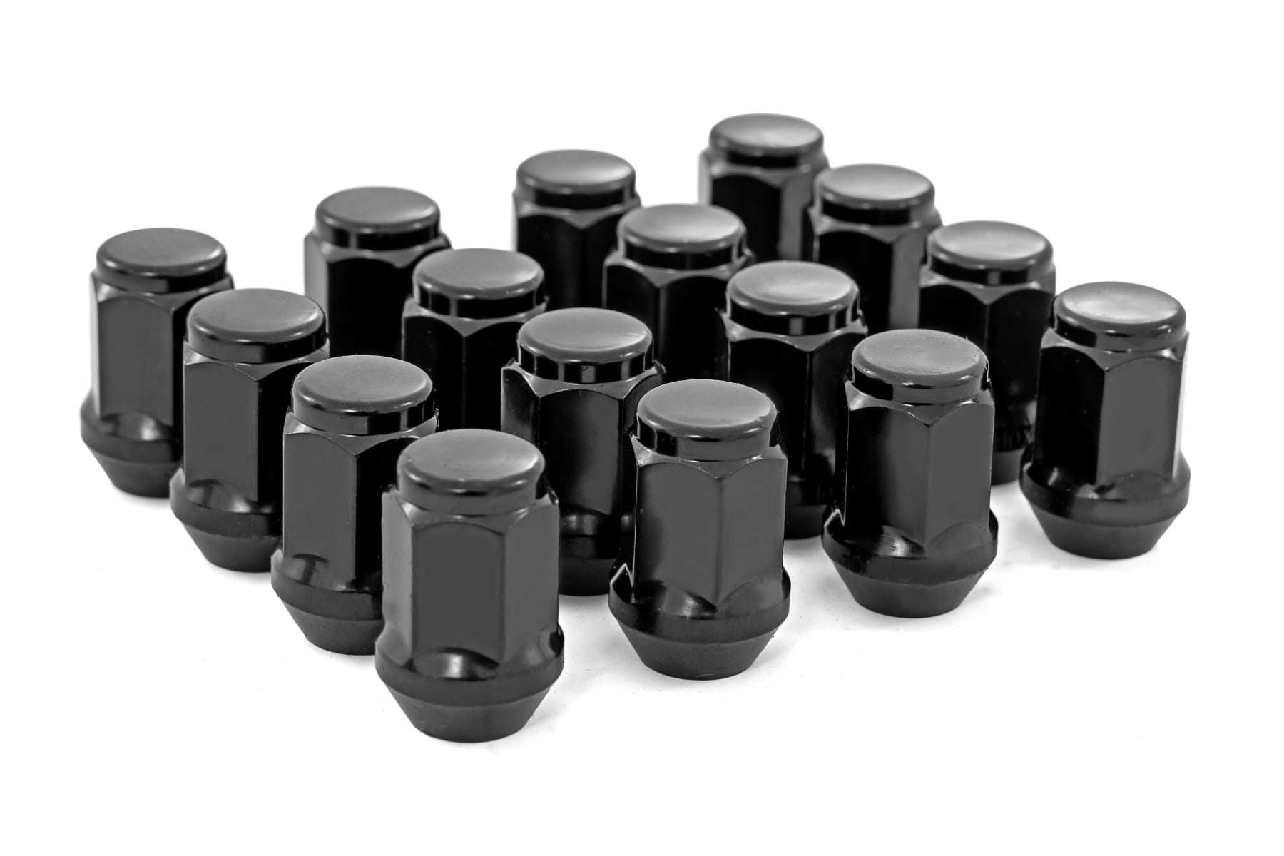 Rough Country Lug Nut Set M12x1.5 16 Qty Black
