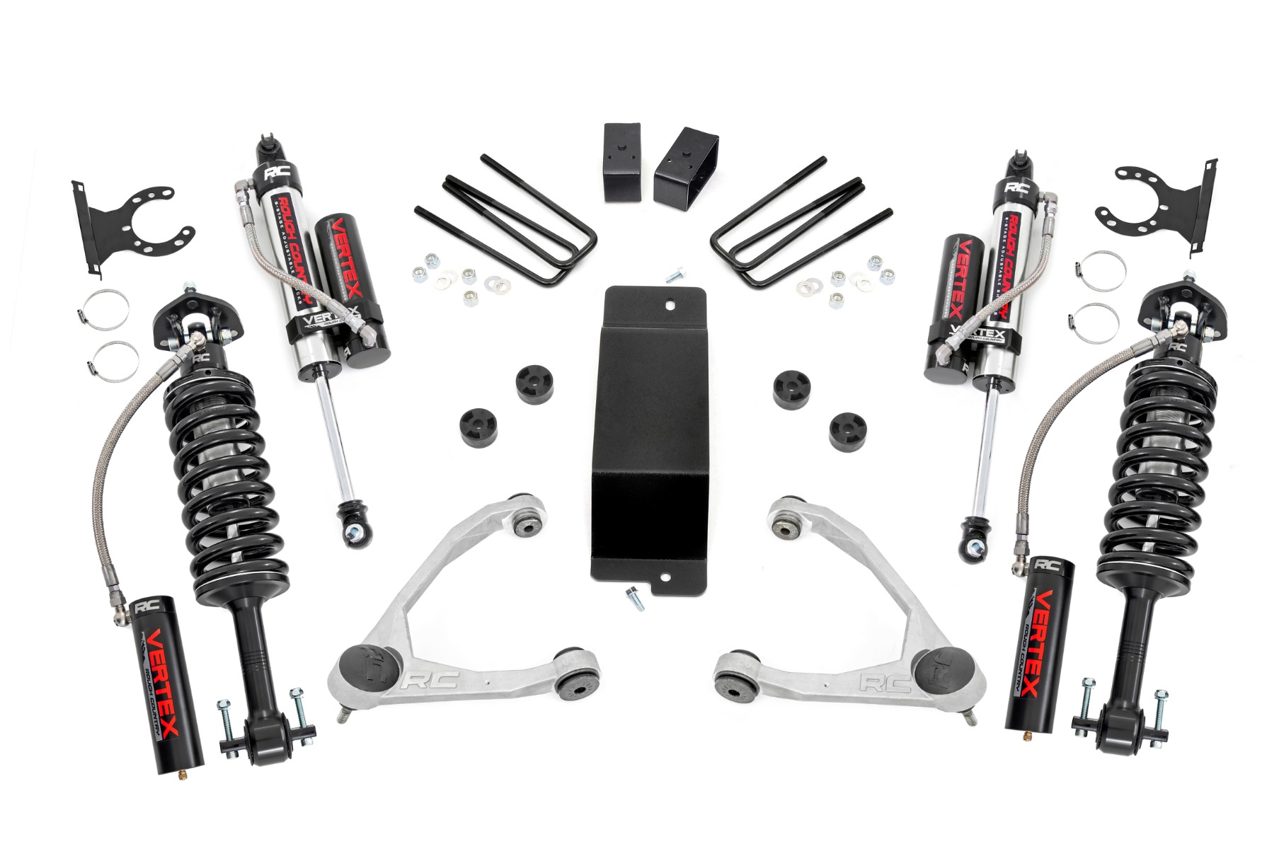 Rough Country 3.5 Inch Lift Kit Forged UCA Vertex Chevy/GMC 1500 (07-16)