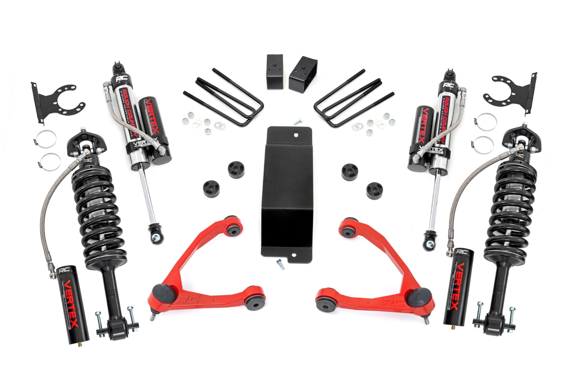 Rough Country 3.5 Inch Lift Kit Forged UCA Vertex Chevy/GMC 1500 (07-16)