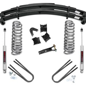 Rough Country 4 Inch Lift Kit Rear Springs Ford F-100 4WD (1970-1976)