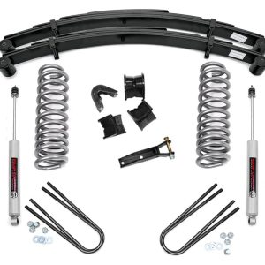 Rough Country 4 Inch Lift Kit Rear Springs Ford Bronco 4WD (1978-1979)