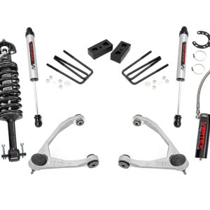 Rough Country 3.5 Inch Lift Kit Forged UCA Cast Steel Vertex/V2 Chevy/GMC 1500 (07-13)