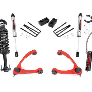 Rough Country 3.5″ Lift Kit Forged UCA Cast Steel Vertex/V2 Chevy/GMC 1500 (07-13)