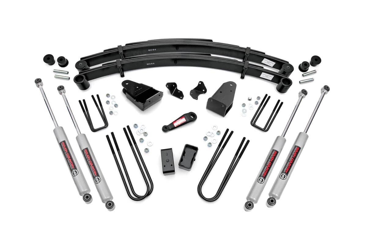 Rough Country 4 Inch Lift Kit Ford F-250 4WD (1987-1997)