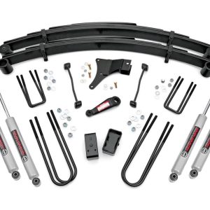 Rough Country 4 Inch Lift Kit Rear Blocks Ford F-250/F-350 Super Duty 4WD (1999)