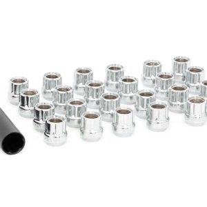 Rough Country Lug Nut Set 1/2x20 24 Qty Chrome Open End