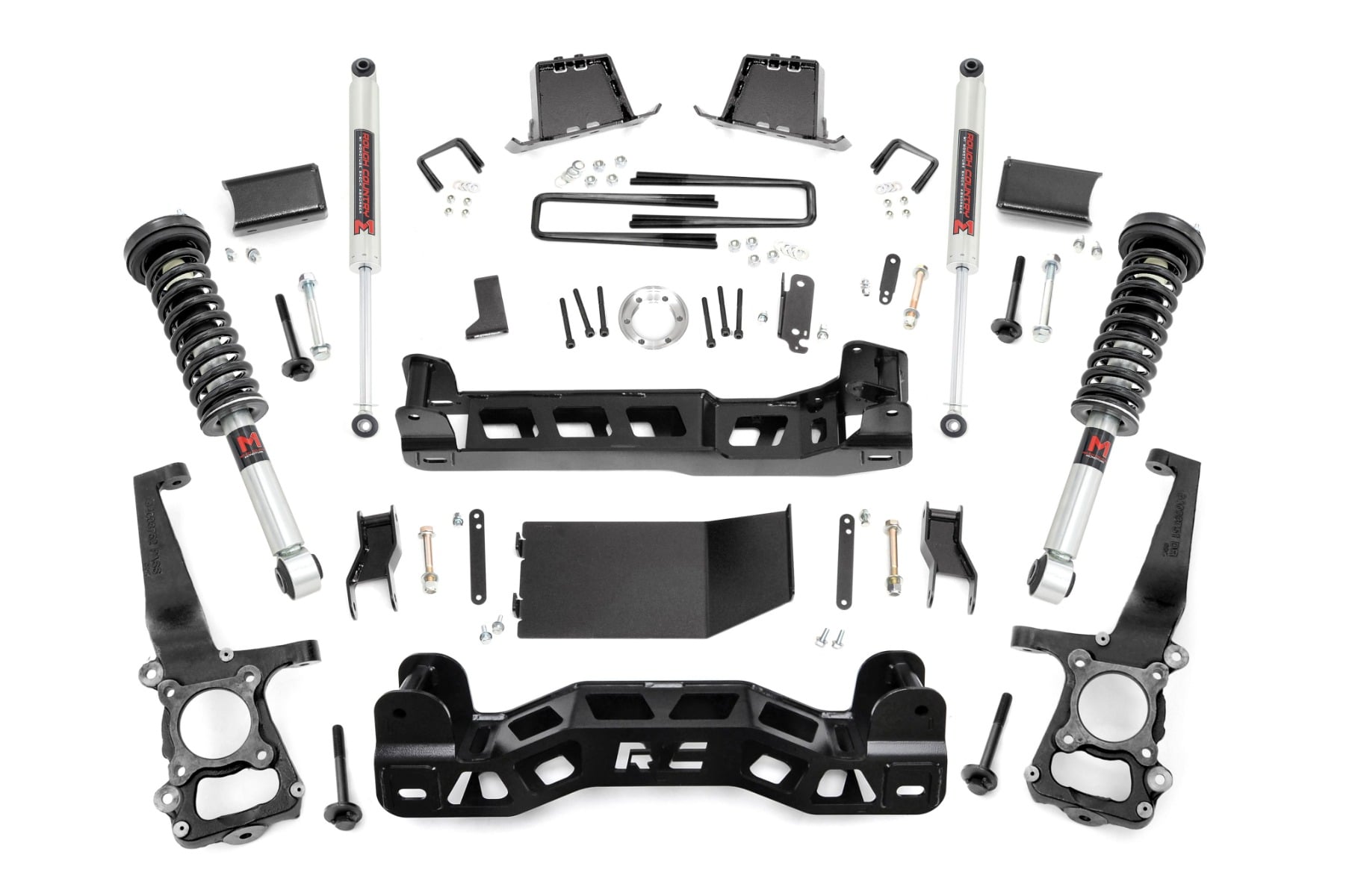 Rough Country 6 Inch Lift Kit M1 Struts/M1 Ford F-150 4WD (2009-2010)