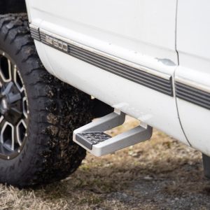 Rough Country Single Hoop Step Universal Alum Pair Multiple Makes & Models (Chevy/Ford/GMC/Ram)