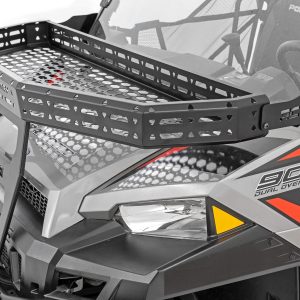 Rough Country Front Cargo Rack 6″ Black Slimline Polaris Ranger XP 900/Ranger XP 1000